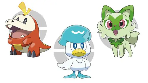 Pokemon Scarlet and Violet Pokedex: Starter Pokemon