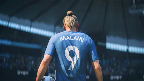 Erling Haaland in EA Sports FC.