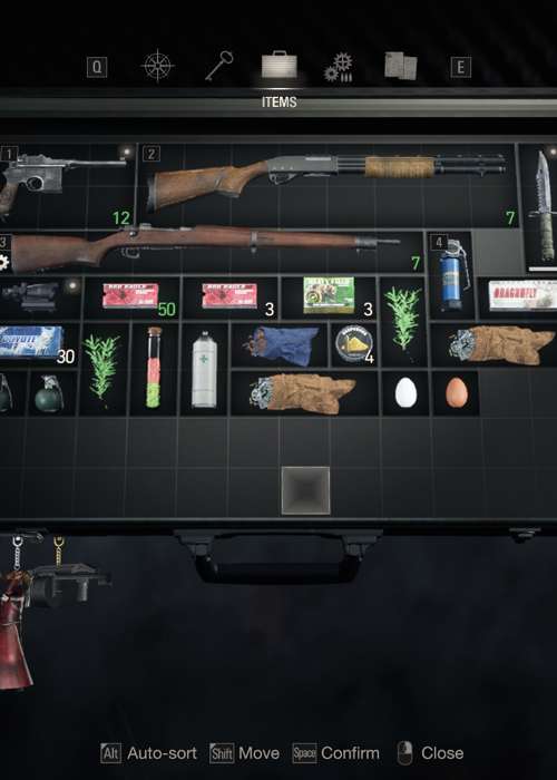 How to customize the attaché case in Resident Evil 4 Remake