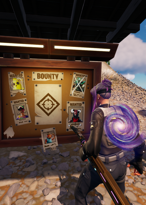 Where to find the duelling circle Bounty Board in Fortnite