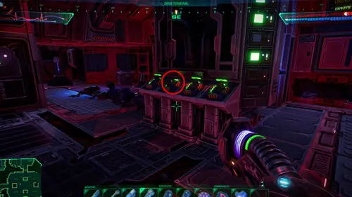 System Shock Alpha Quadrant Switch, pull this to unlock Beta