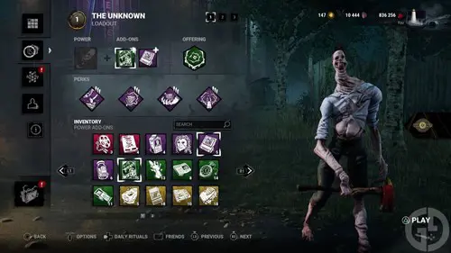 The Undone Perk build in Dead by Daylight