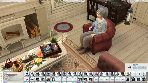 Death Flower shown in a room in The Sims 4