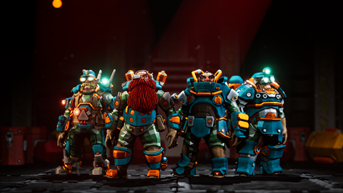 Deep Rock Galactic Season 4 image showing dwarf customisation