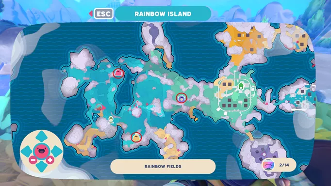 Slime Rancher 2: All Treasure Pod Locations in Rainbow Fields