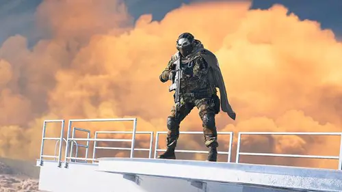 Warzone 2 Operator on bridge