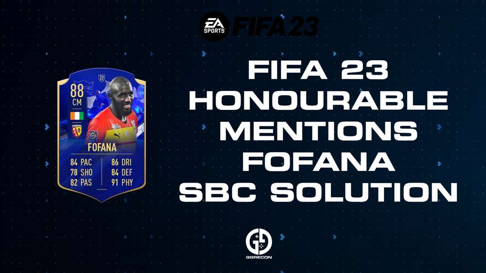 FIFA 23 Honourable Mentions Fofana SBC Solution