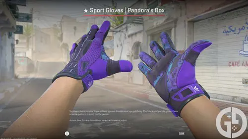 Image of the Sport Gloves Pandora's Box skin in CS2