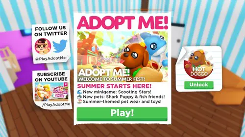 Image of the Adopt Me Summer Fest 2023 details