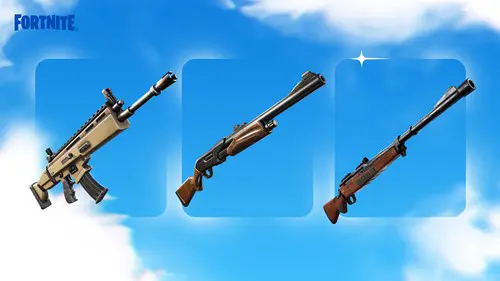 Unvaulted weapons in Fortnite Chapter 4 Season OG