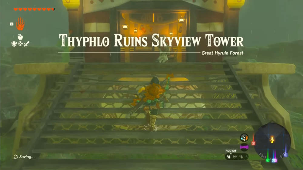 Zelda: Tears of the Kingdom Thyphlo Ruins Skyview Tower: Where to find & how to activate