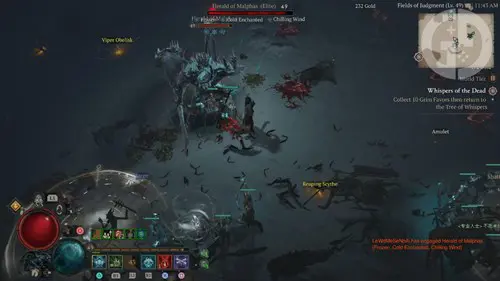 Herald of Malphas Ingeous Core drops Diablo 4