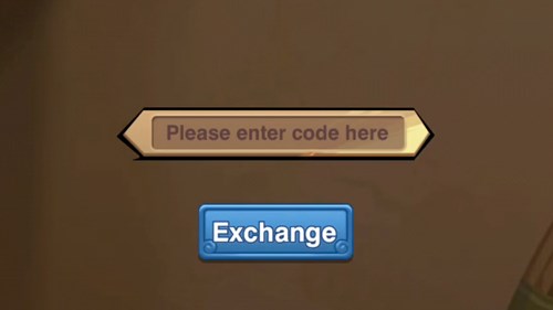 The code redemption screen in Idle Pirate Heroes