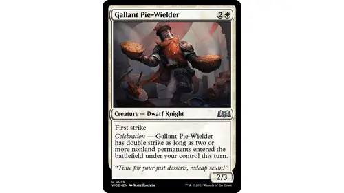 Gallant Pie-Wielder Magic the Gathering Wilds of Eldraine