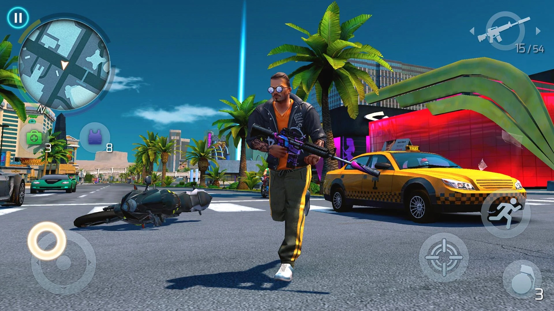 A player character in Gangstar Vegas