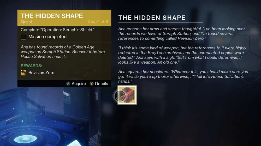 Everything you need to know to complete 'The Hidden Shape' in Destiny 2