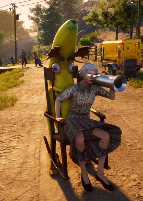 Dress up as a banana by unlocking the Abominana outfit in Goat Simulator 3