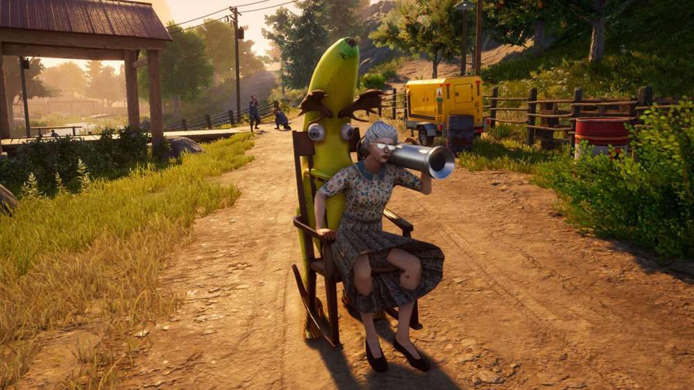 Dress up as a banana by unlocking the Abominana outfit in Goat Simulator 3