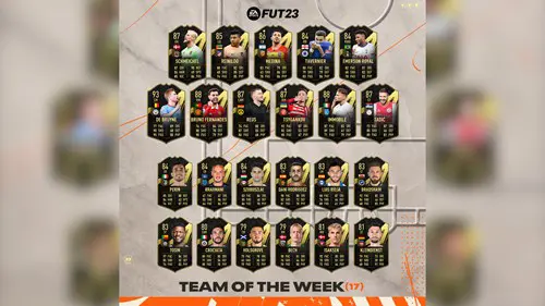 FIFA 23 TOTW 17 Players List