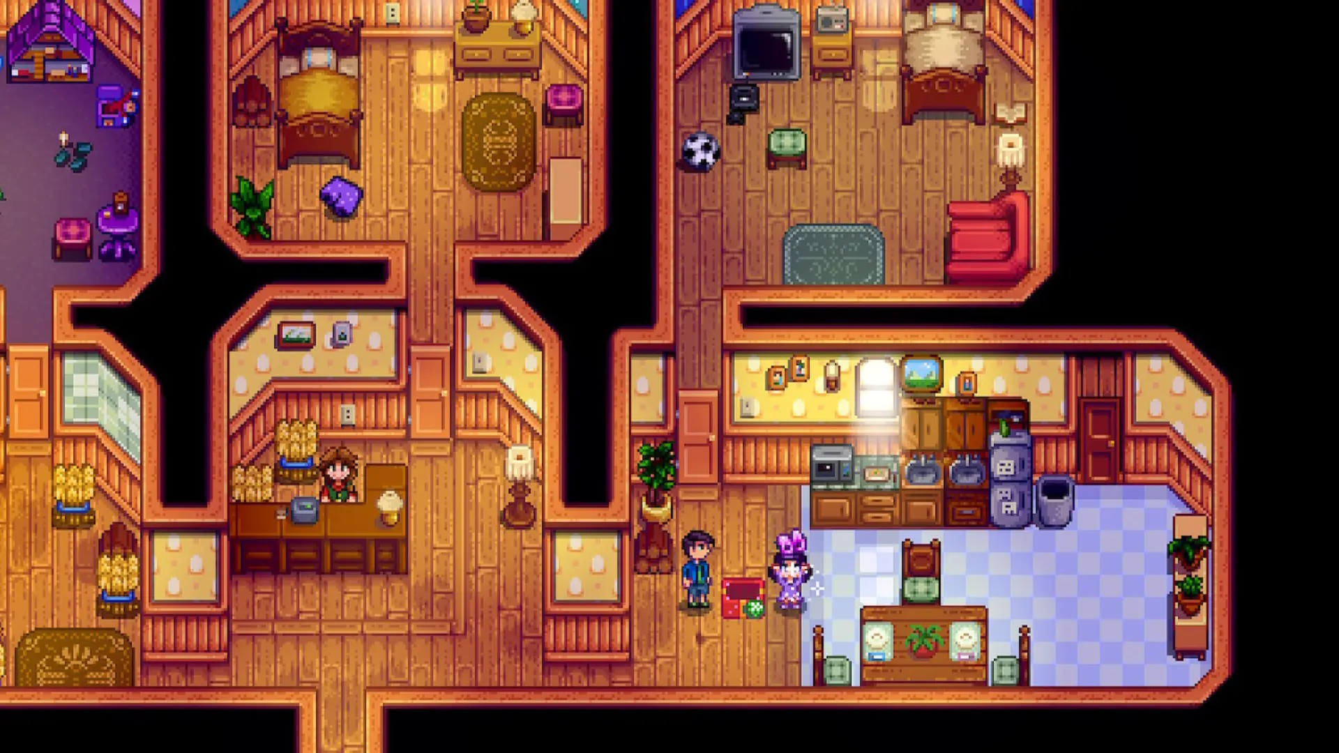 Screenshot of Shane's seven hearts event in Stardew Valley