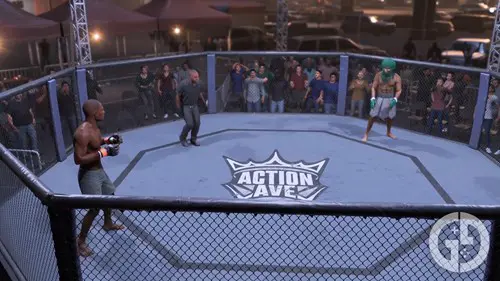 An amateur fight in UFC 5 career mode