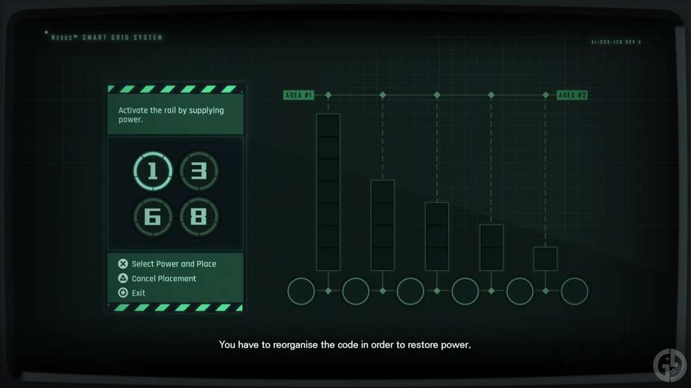 How to solve the monorail grid puzzle in Stellar Blade & restore power