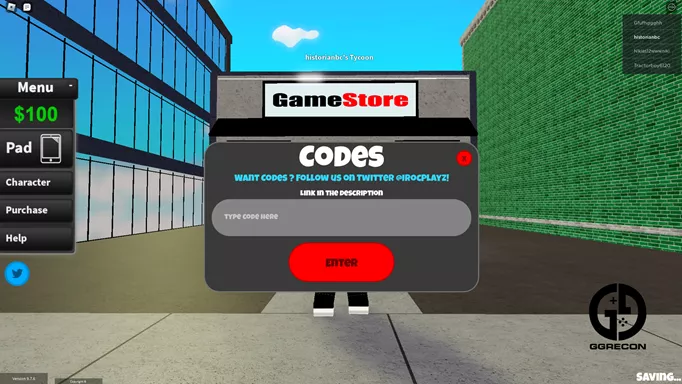 Super Store Tycoon Codes - Roblox November 2023 