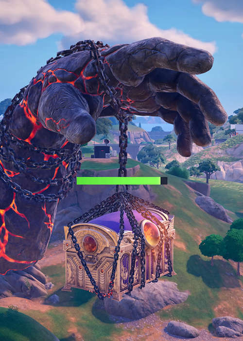 A giant hand has appeared on the Fortnite map - here's why