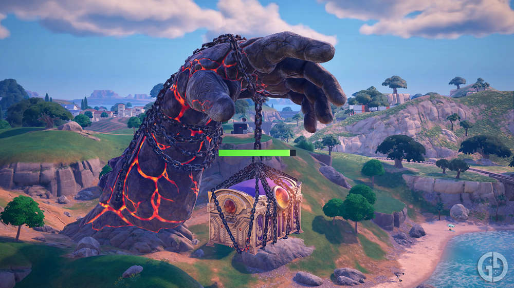 A giant hand has appeared on the Fortnite map - here's why