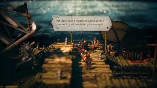 How to get a ship in Octopath Traveler 2