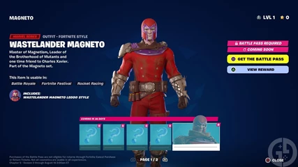 Fortnite Magneto Skin