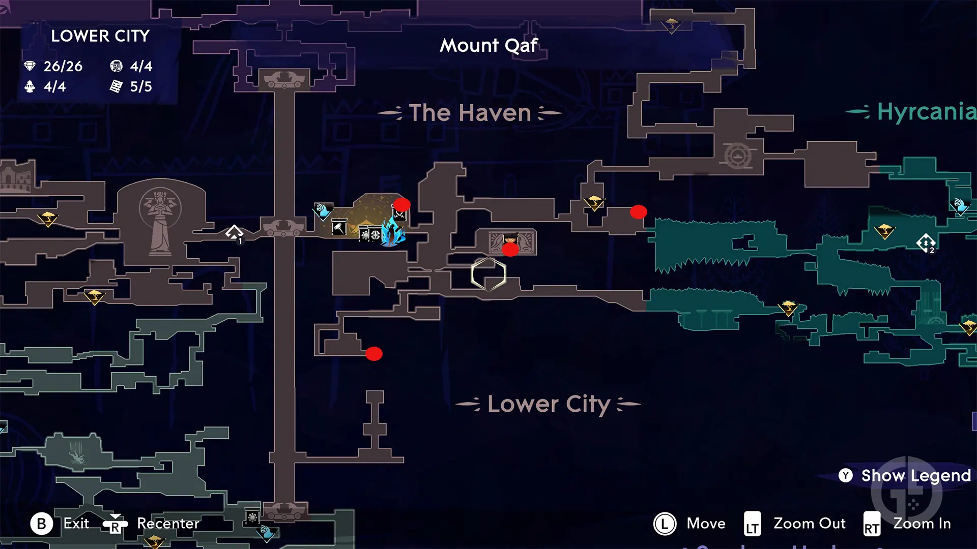 Lower City map 1