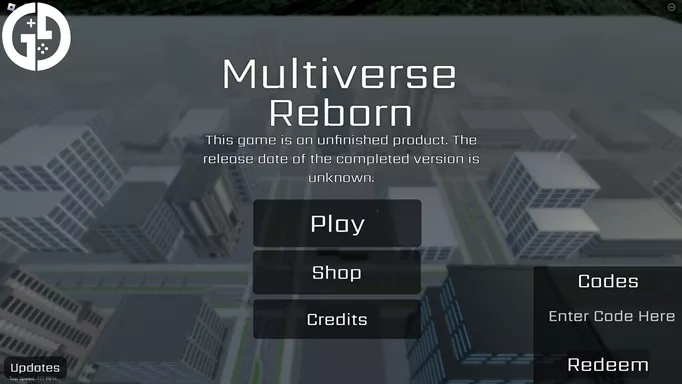 Multiverse Reborn codes page