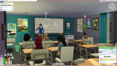 Image showing the cheat for High School Grades in The Sims 4