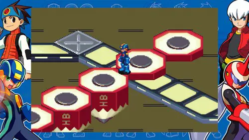 Mega Man Battle Network Legacy Collection review: Mega Man exploring the Net