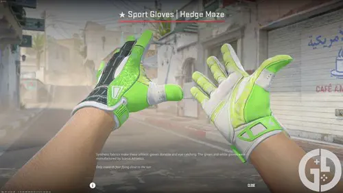 Image of the Hedge Maze gloves in CS2