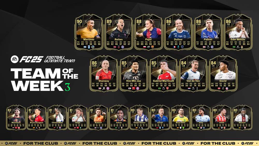 EA FC 25: All TOTW 3 players in Ultimate Team