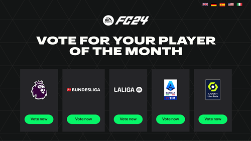 EA FC 24 Voting page