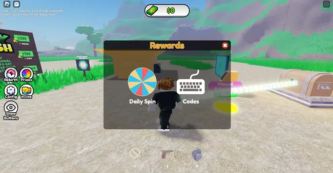 The codes redemption screen for Ultimate Factory Tycoon for Roblox