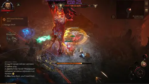 Diablo Immortal Lassal Boss Fight