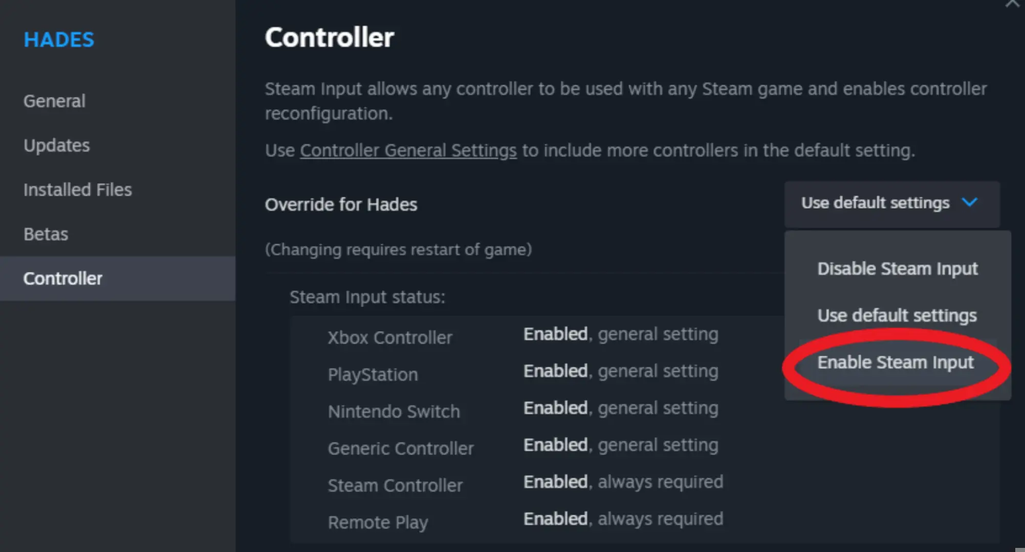 Enabling Steam input to fix your Lies of P controller not working