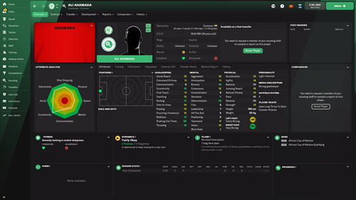 FM22 Free Agent Ahamada