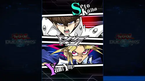 A cutscene in Yu-Gi-Oh Duel Links