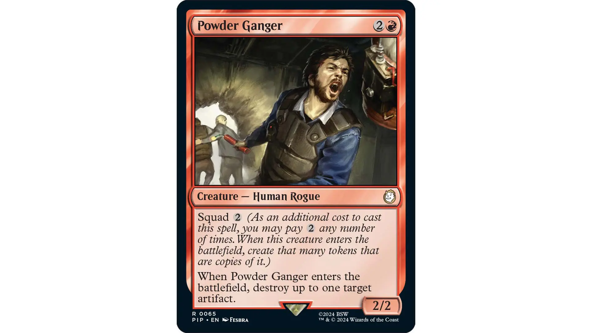 MTG Fallout 0026 Powder Ganger Main