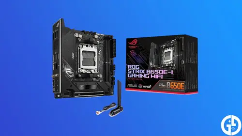 Image of the ASUS ROG Strix B650E-I Mini-ITX motherboard