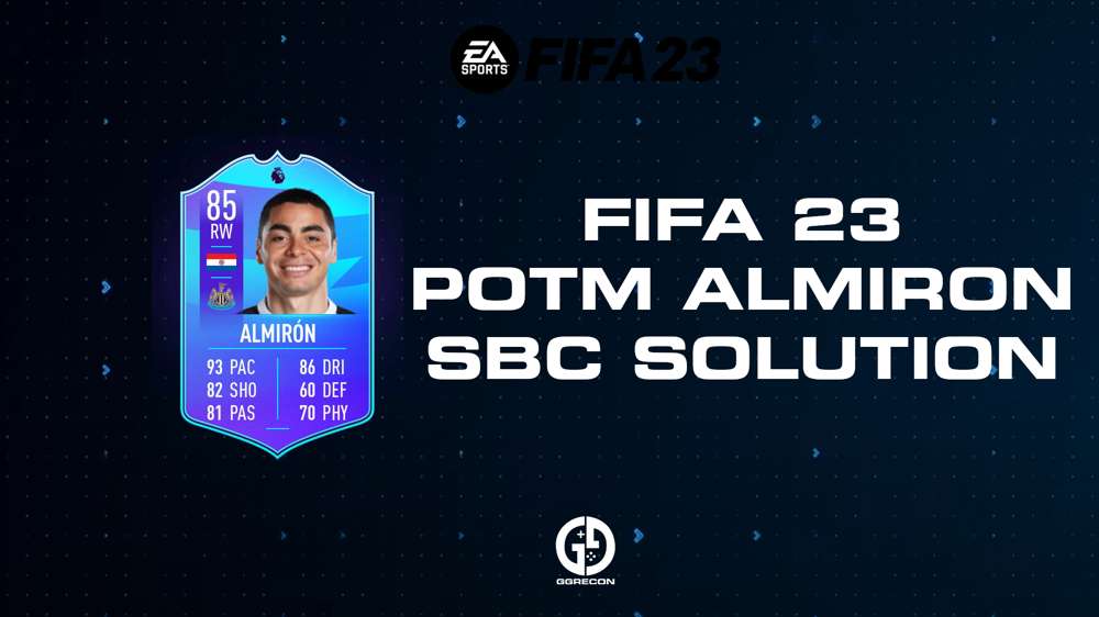 FIFA 23 POTM Almiron SBC Solution