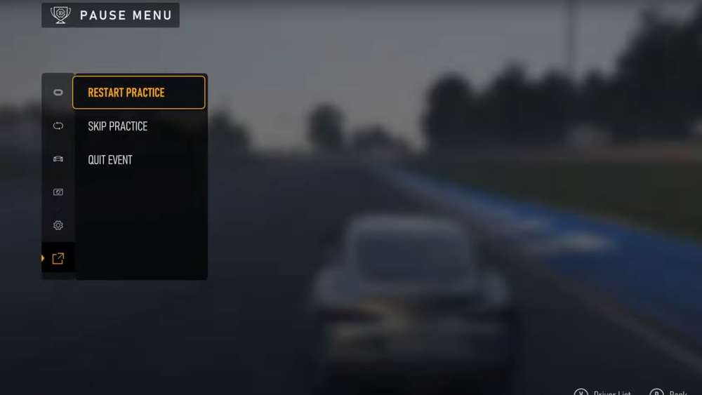 How to skip practice in Forza Motorsport