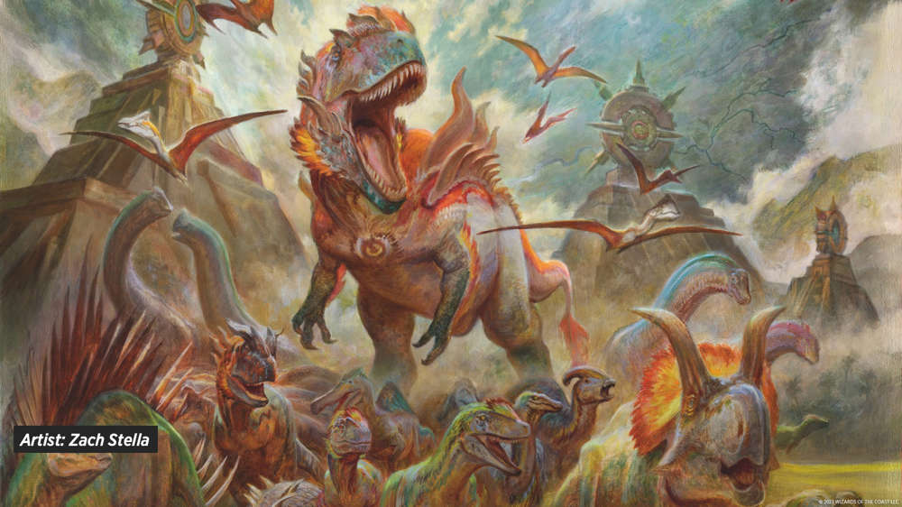 Magic The Gathering's Lost Caverns of Ixalan set is a dino-filled dungeon crawler