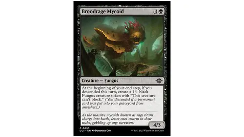 Bloodrage Mycoid card from MTG's Lost Caverns of Ixalan set