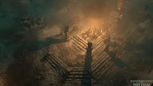 Fractured Peaks location in Diablo 4, which looks great on PS5 and Xbox Series X